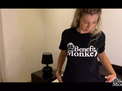 Amateur duo - Shona River me tells me about her practices and completes up masturbating  benefit monkey
