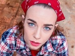Cul, Blonde, Sucer une bite, Poilue, Hard, Masturbation, Pov, Adolescente