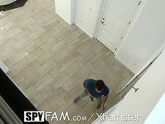 SPYFAM Sneaky Step Bro Catches Step Sister Masturbating