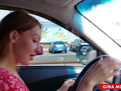 Stepmom Gina Monelli Fucks Twat With a Big Cucumber!