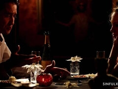 Mamada, Morena, Corridas faciales, Lamidas, Lencería, Orgasmo, Coño, Medias largas