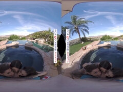 Dreidimensional, Grosser schwanz, Grosse titten, Gruppensex, Hardcore, Pool, Pov, Realität