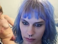 Lesbian amateur teens finger fucked from behind
