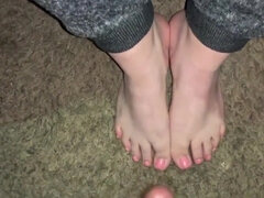 Amateur, Américain, Beauté, Classique, Tir de sperme, Pieds, Fille latino, Pov