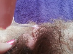 Extreme Close-Up Big Clit Orgasm: Rough Vibrator On Huge Clitoris