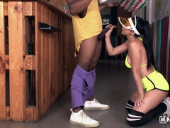 Bruinharig, Lul, Hardcore, Hd, Logement, Interraciaal, Klein, Tiener