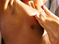 美女, カップル, イく瞬間, フェティッシュ, 足フェチ, 手コキする, なめる, 三人