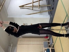 緊縛, ボンデージ, 中国人, 服従, 穴開きパンティ, オマンコ, ティーン, おもちゃ