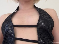 Blonde, Poilue, Hd, Lingerie, Dénudage