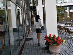 Exhib, Allemand, De plein air, Public, Pute, Tatouage