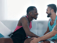 Grosse bite, Noire, Sucer une bite, Queue, Homosexuelle, Hard, Interracial, Mouillée