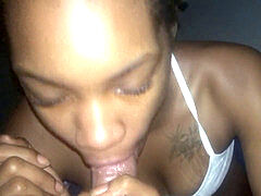 Sucking dick, swallowing cum, blowjob swallow