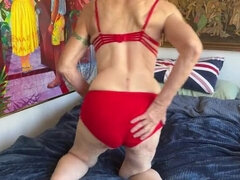 Chinesisch, Geile alte tussi, Frau, Behaart, Hd, Milf, Höschen, Solo
