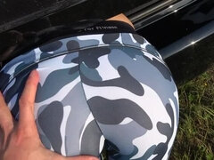 素人, デカ尻, デカチン, 車, イく瞬間, チン, ハードコア, ティーン
