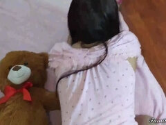 デカ尻, 娘, チン, バック, 家族, ラティーナ, メキシコ人, ティーン