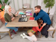 Verga grande, Rubia, Mamada, Gafas, Tacones, Verga enorme, Monstruo, Adolescente