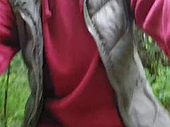 Amateur, Gafas, Peludo, Hd, Maduro, Al aire libre, Solo