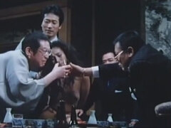 Asiatisch, Paar, Japanische massage, Orgie, Vintage