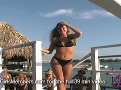 Playa, Bikini, Acercamiento, Fetiche, Hd, Fiesta, Público, Coño