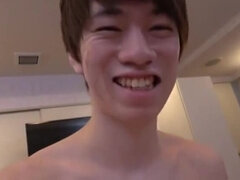 Asiatique, Sucer une bite, Tir de sperme, Homosexuelle, Branlette thaïlandaise, Japonaise, Léchez, Chatte