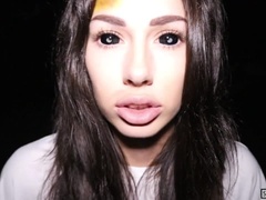 Sucer une bite, Brunette brune, Gorge profonde, Hd, Fait maison, Pov, Suçant, Adolescente