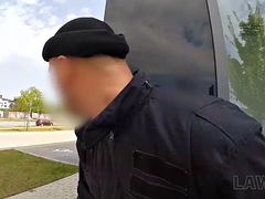 Blowjob, Czech, Double penetration, Police, Reality, Teen, Threesome, Uniform