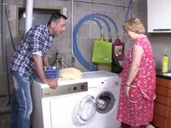 素人, デカチン, ブロンド, チン, お婆さん, 自家製, 天然, フェラする