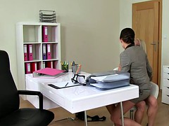 Chica, Europeo, Lesbiana, Strapon