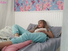 Masturbation, Orgasmus, Zierlich, Titten