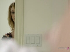 Grote mammen, Blond, Bruinharig, Klietelaar, Hd, Zoenen, Orgasme, Klein