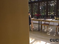 茶髪の, 気狂い, フェティッシュ, 自家製, 旦那, オマンコ, 剃毛, 妻