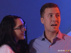 Schwarz, Braunhaarige, Schwarz, Erotischer film