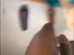 Gros seins, Noire, Blonde, Sucer une bite, Queue, En levrette, Fait maison, Interracial