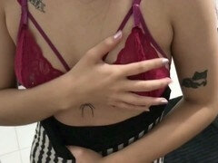 I get turned on by my step sister looking incredibly sexy, so I end up fucking her pussy - Spanish porn