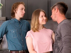 Rubia, Mamada, Cornudo, Estilo perrito, Pajear, Sexo duro, Tetas naturales, Adolescente