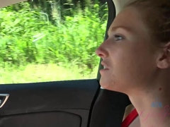 Amateur, Coche, Penetracion con dedos, Despelote, Novia, Peludo, Al aire libre, Pov