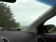 素人, ビキニ, 露出狂, 彼女, オーガズム, アウトドア, ハメ撮り, おもらし