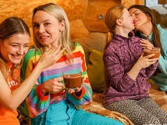 Rosy Aliska and Lisa's sofa trailer