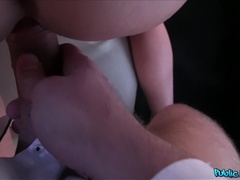 Amateur, Mamada, Engañando, Pareja, Estilo perrito, Corridas faciales, Pov, Público