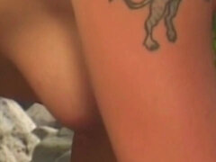 Anal, Big ass, Blowjob, Cumshot, Interracial, Outdoor, Pussy, Tits