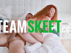 Big cock, Brunette, Cumshot, Handjob, Hardcore, Skinny, Teen, Tits