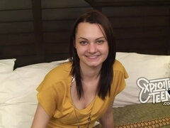 A skinny brand new 18 yr old stars in this POV porn