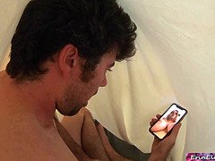 美人, ブロンド, 巨乳な, 大学生, エロ熟女, フェティッシュ, オナニー, スペルマ