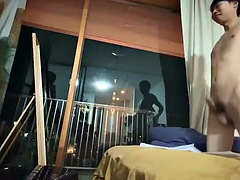素人, アジア人, カップル, 中出し, イく瞬間, グループ, 韓国人, 三人