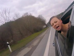 Amateur, Mamada, Novia, Coche, Estilo perrito, Pov, Coño, Boda