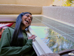 Dormitorio, Morena, Coche, Estilo perrito, Lamidas, Al aire libre, Calcetines, Voyeur