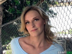 素人, バック, アウトドア, 小柄, ハメ撮り, 剃毛, ティーン, オッパイの