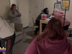 Foxy Kitty Big BBW Lesbian Orgy with BBC - Doggnuts Part 1 Camera 2 - Huge Natural Tits & Ass
