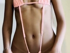 TINY AND HOT Try on haul sling it bikinis