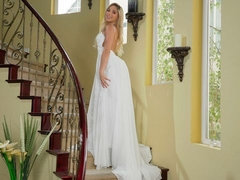 Blondine, Schwanz, Hundestellung, Handjob, Strümpfe, Entkleiden, Jungendliche (18+), Titten